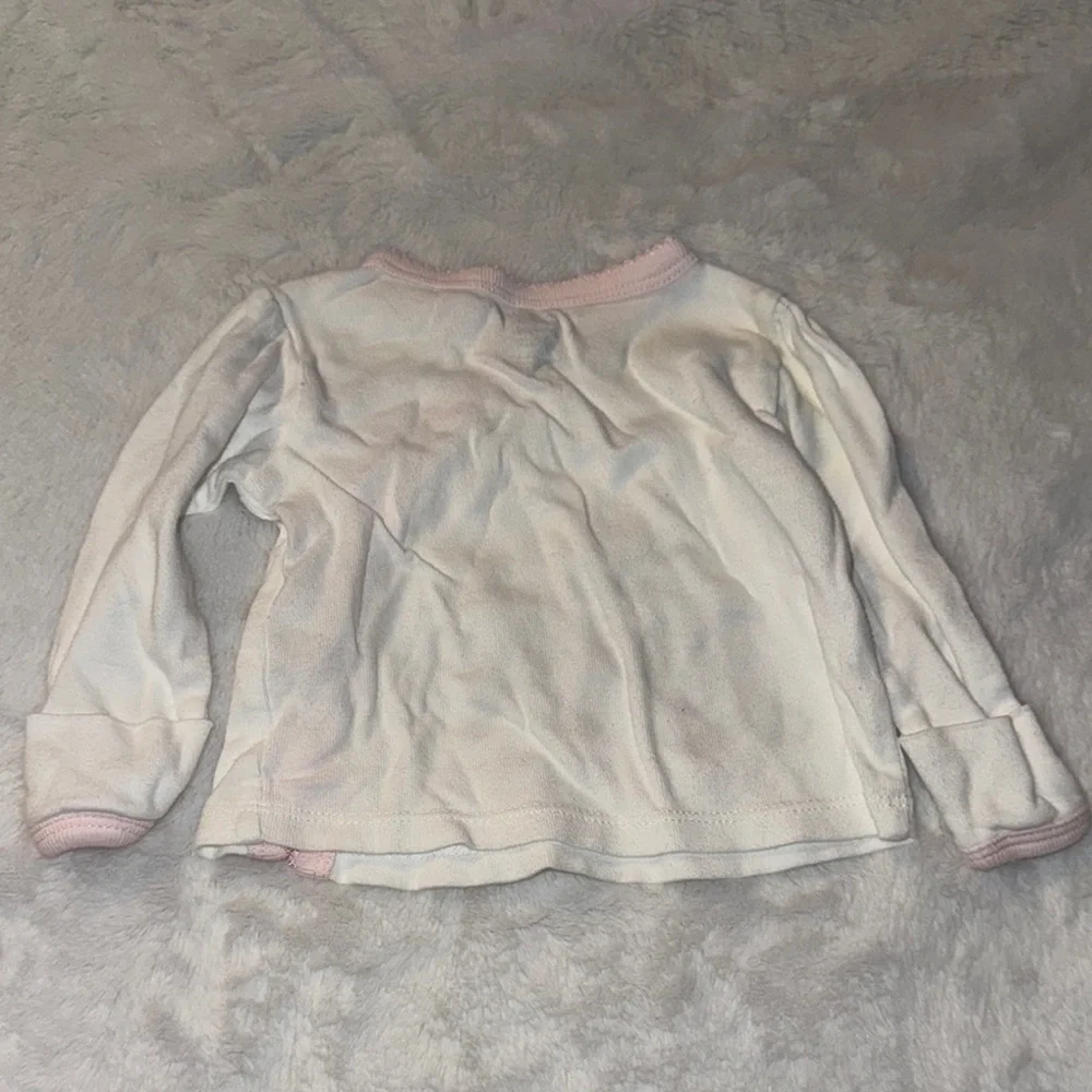 Gerber 0-3 months Organic Baby Outfit with Gold and Pink Accents